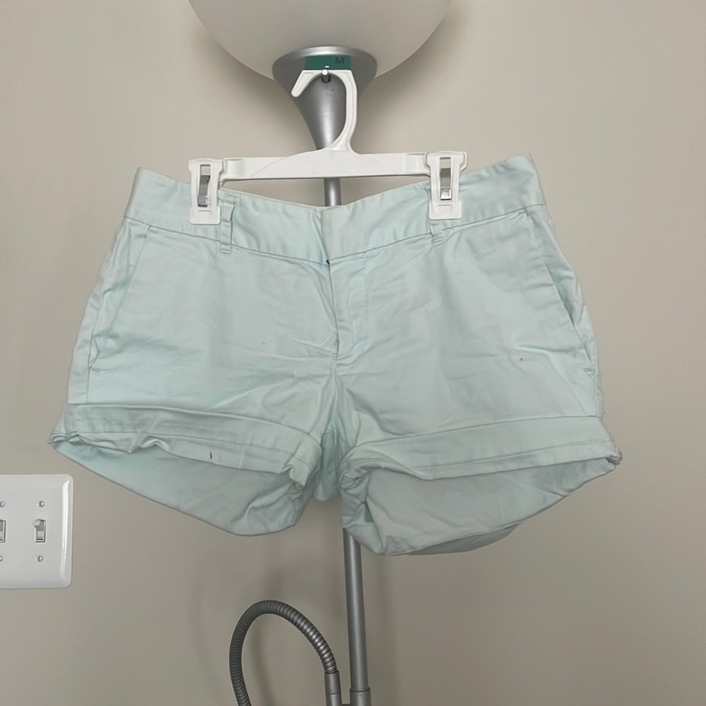 Pale Blue/Green Madison Jule Low Rise Shorts Y2K 90’s